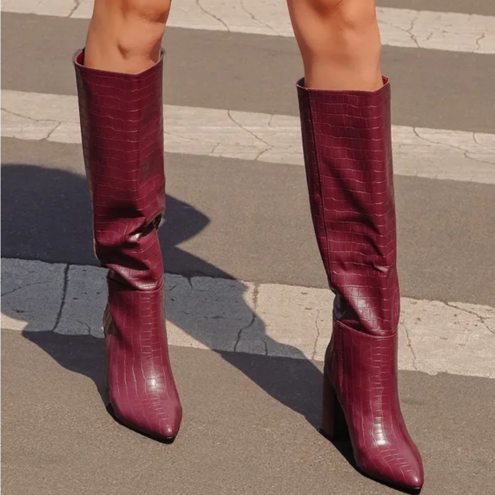 LULUS KNEE HIGH BOOTS
